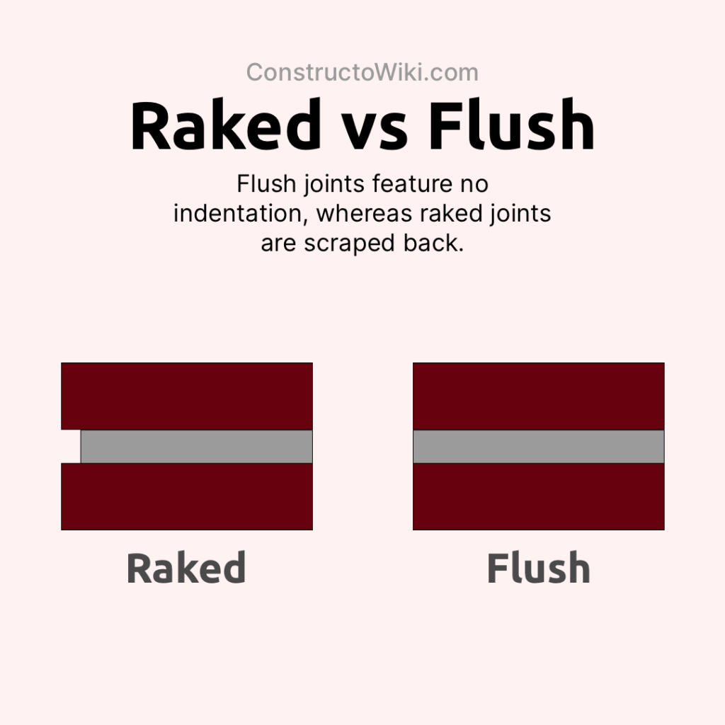 Raked vs Flush